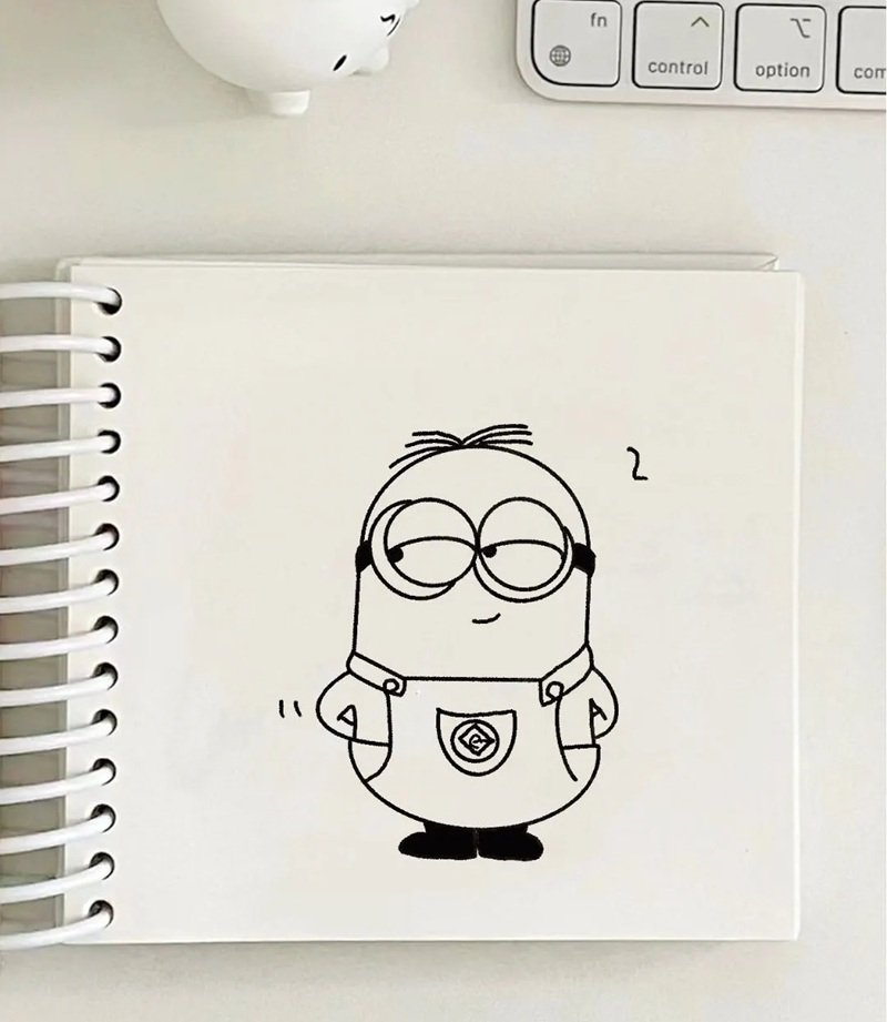 How to draw a minion easy 4
