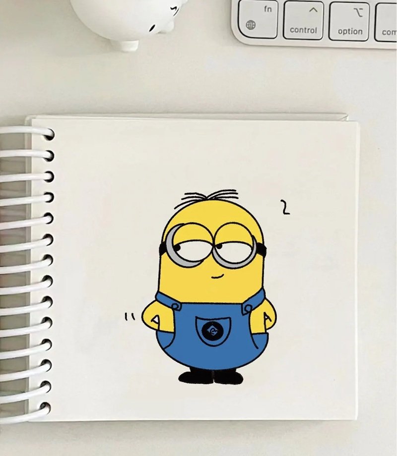 How to draw a minion easy