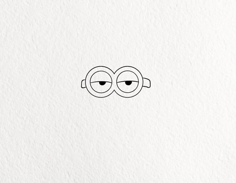 How to draw a minion step by step​ 2
