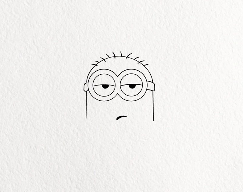 How to draw a minion step by step​ 3