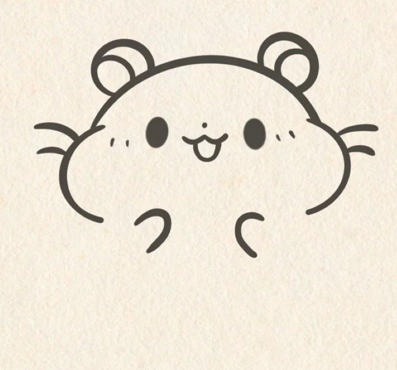 How to draw a mouse 6