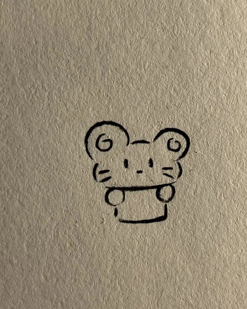 How to draw a mouse easy 4
