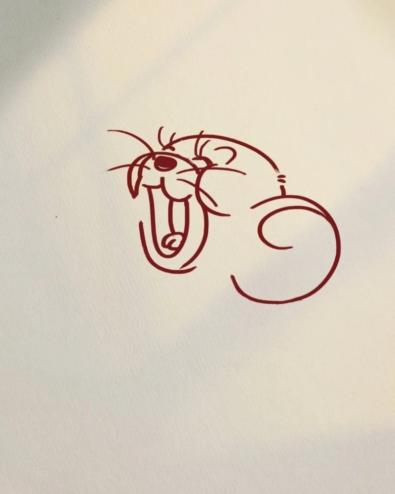 How to draw a mouse for kids 3