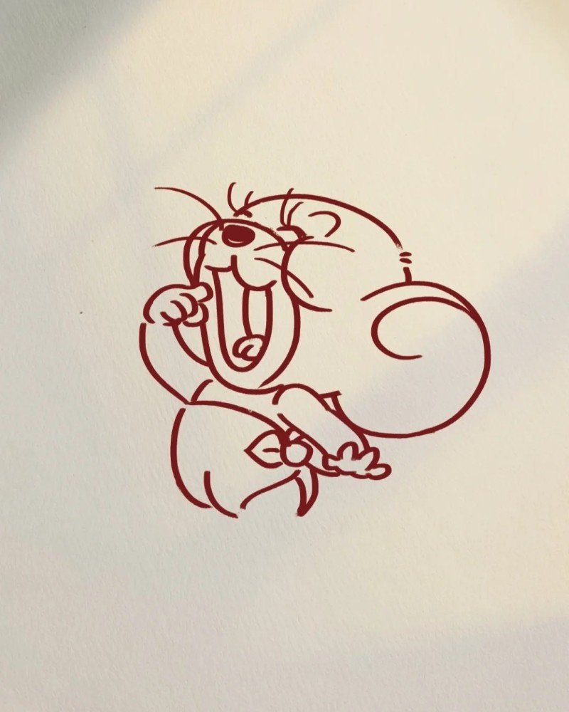 How to draw a mouse for kids 5