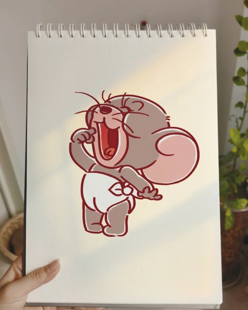 How to draw a mouse for kids