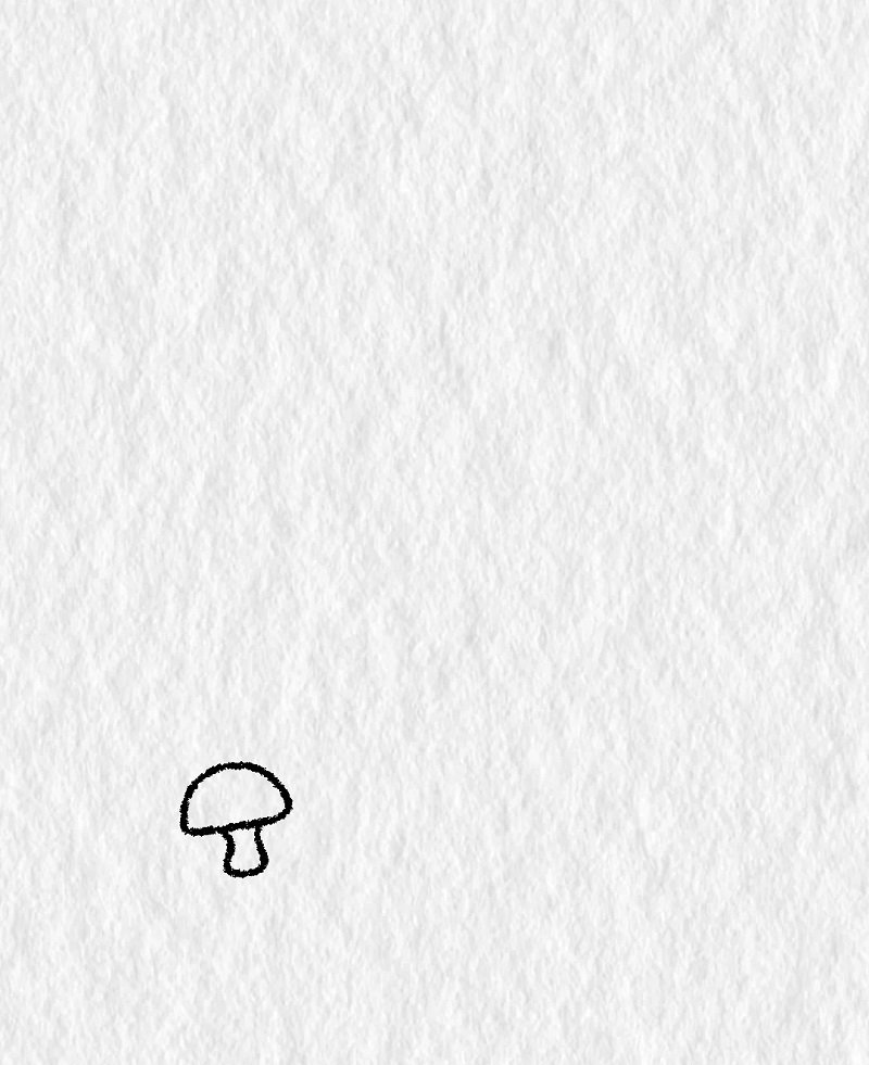 How to draw a mushroom house 1