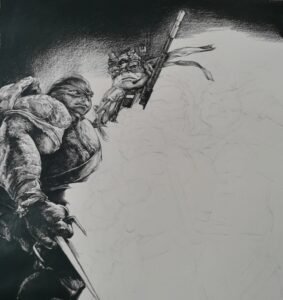 9+ easy steps on how to draw a Ninja Turtle for beginners