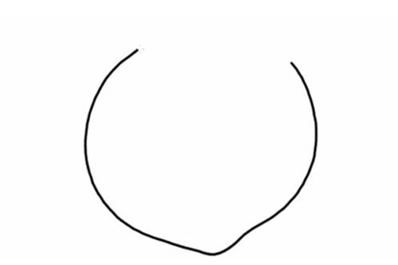 How to draw a peach beautiful 1