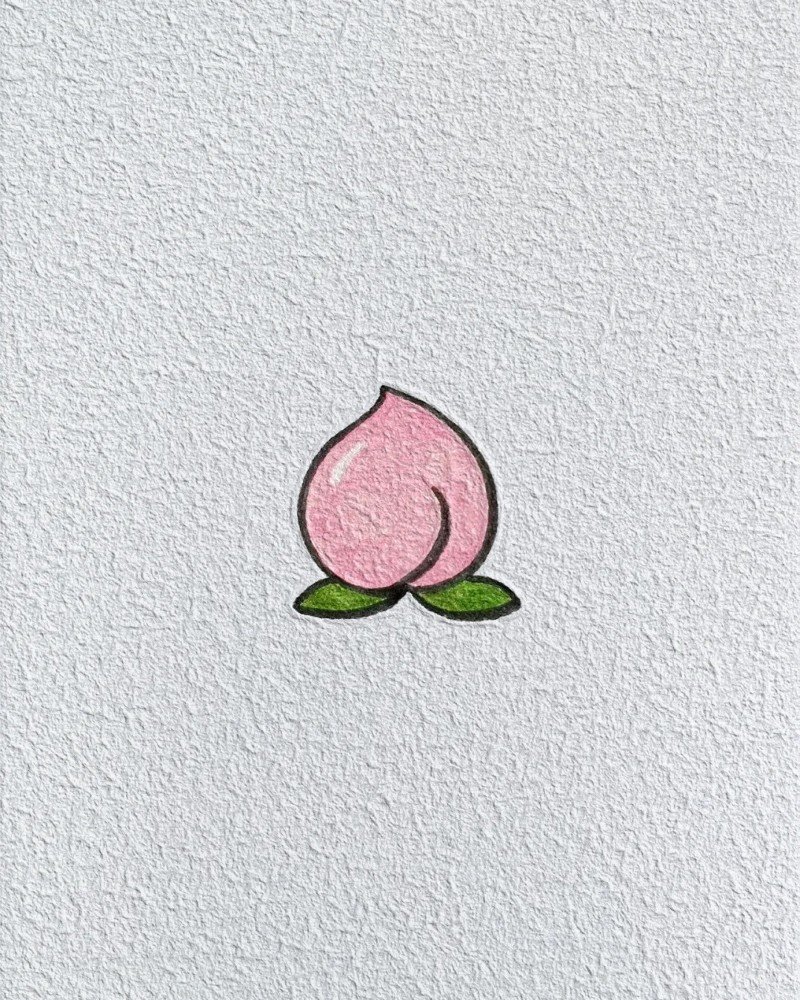 How to draw a peach