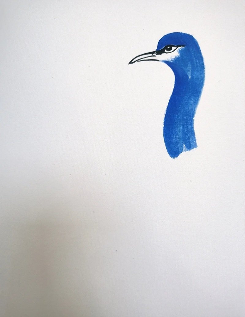 How to draw a peacock step by step  1