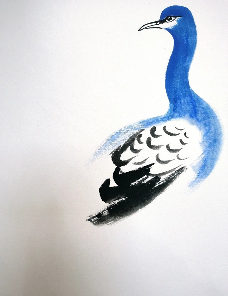 How to draw a peacock step by step  2