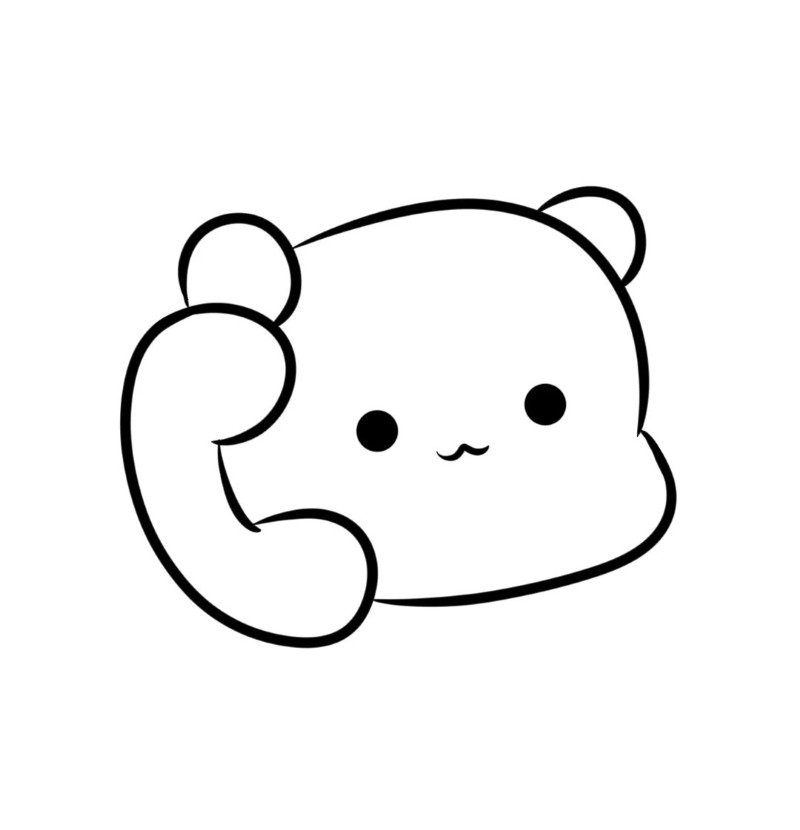 How to draw a phone cute 5