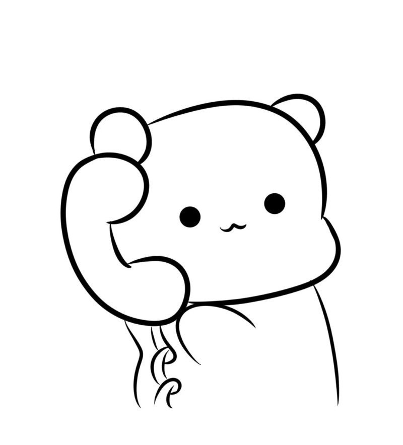 How to draw a phone cute 6