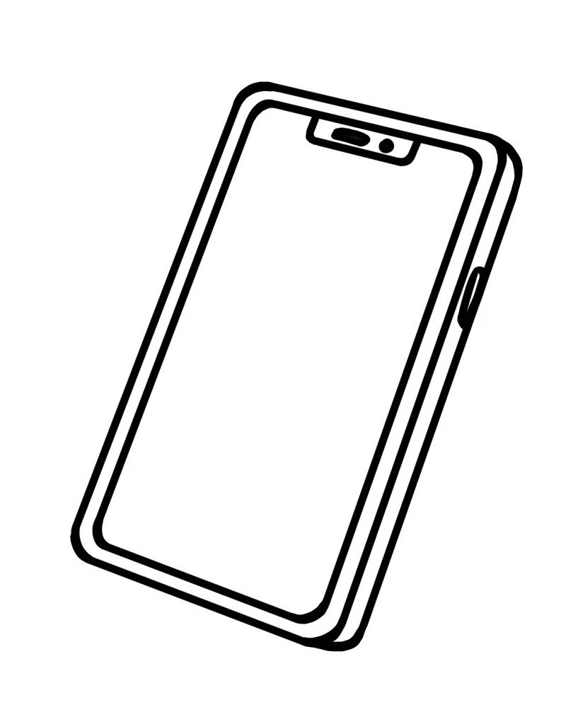 How to draw a phone easy  5