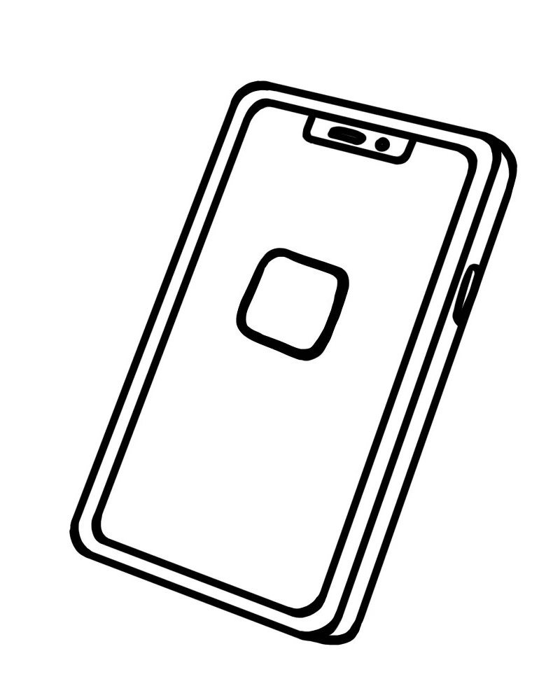 How to draw a phone easy  6