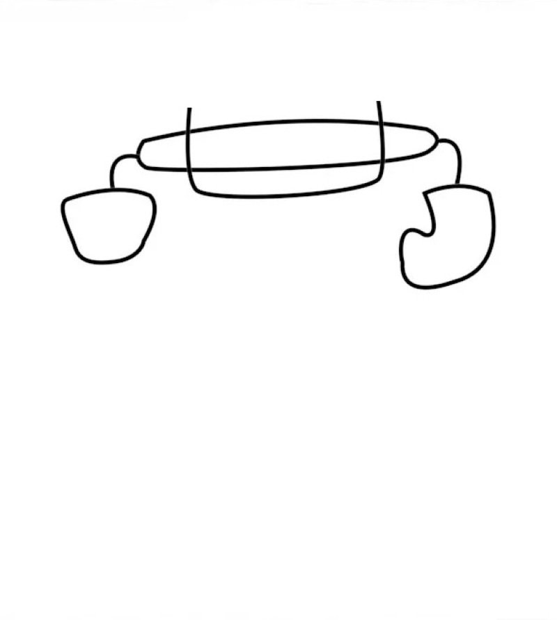 How to draw a phone step by step 2