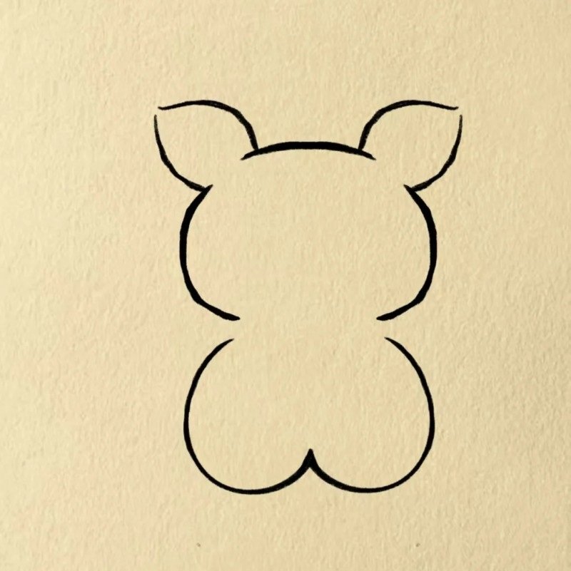 How to draw a pig 3