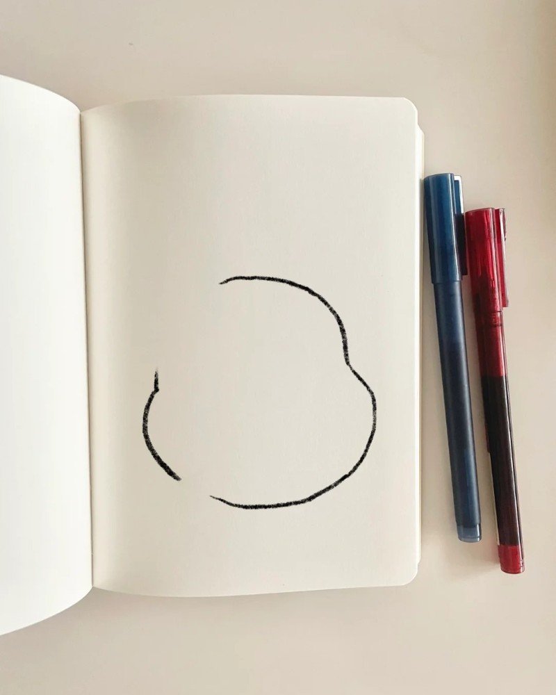 How to draw a pig cute 1