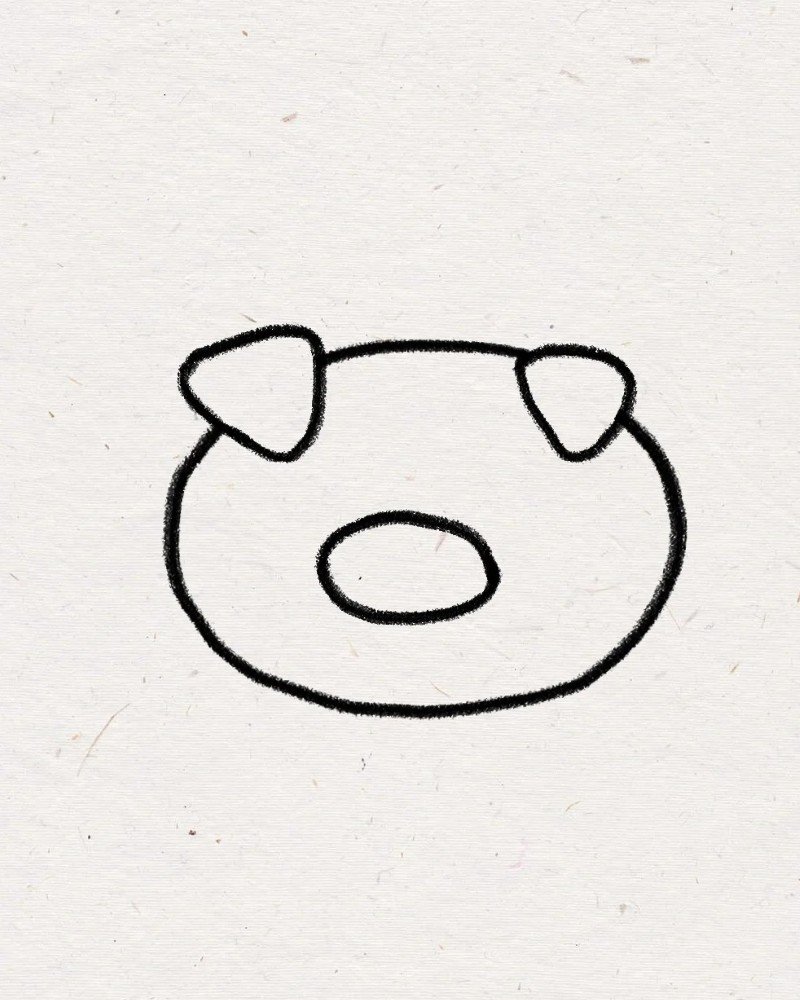 How to draw a pig easy 2