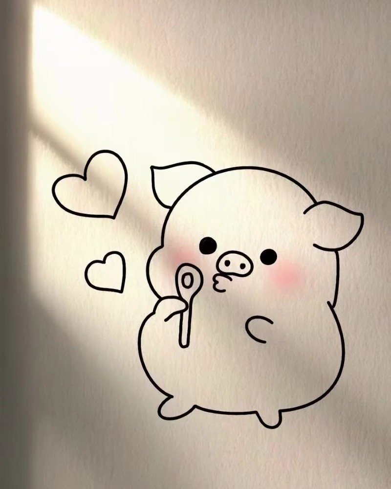 How to draw a pig step by step 