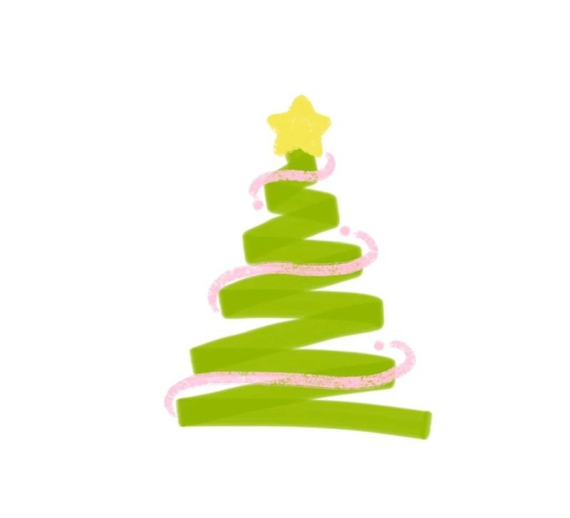 How to draw a pine tree 2