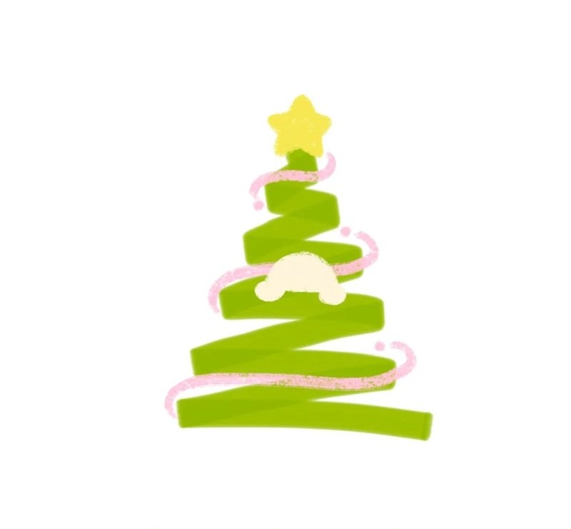 How to draw a pine tree 3