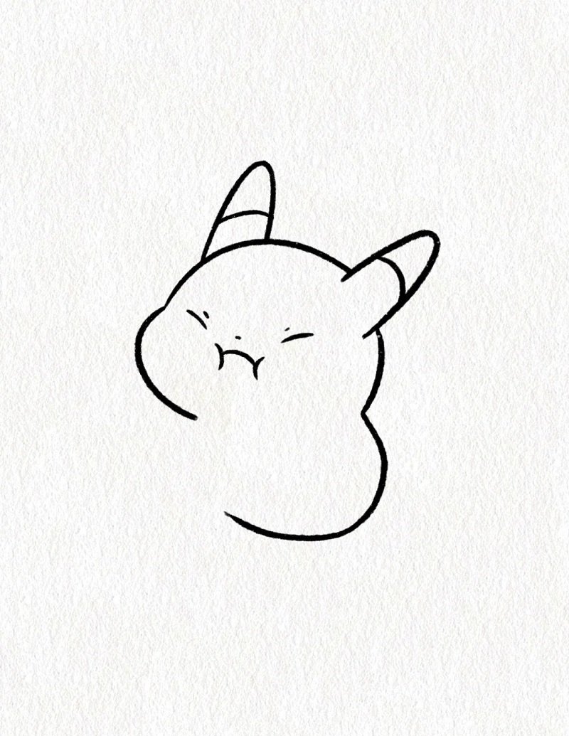 How to draw a Pokemon easy 3