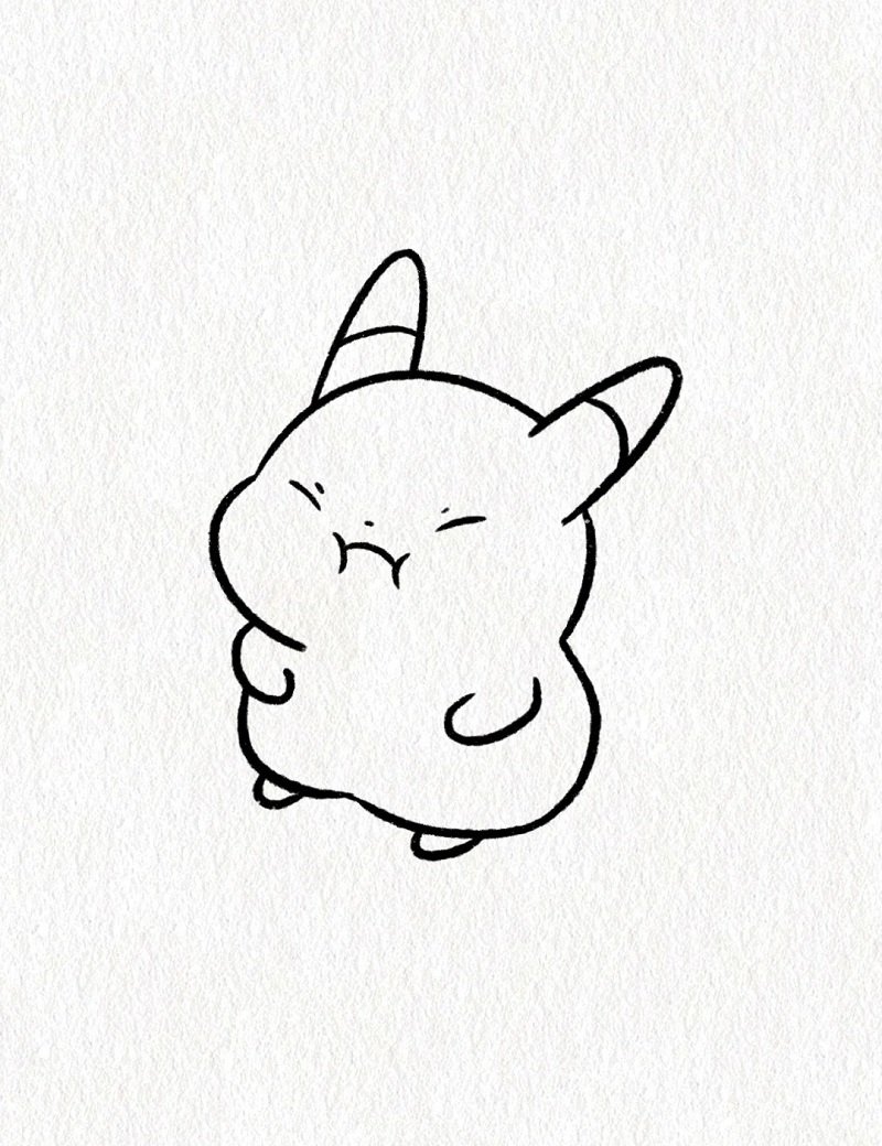 How to draw a Pokemon easy 4