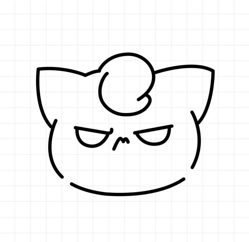 how to draw a Pokemon easy step by step 4