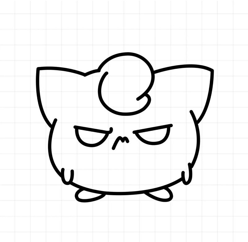 how to draw a Pokemon easy step by step 5