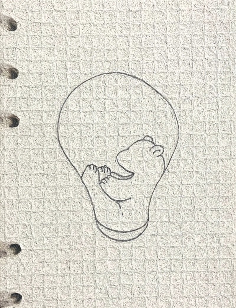 How to draw a polar bear cute 4