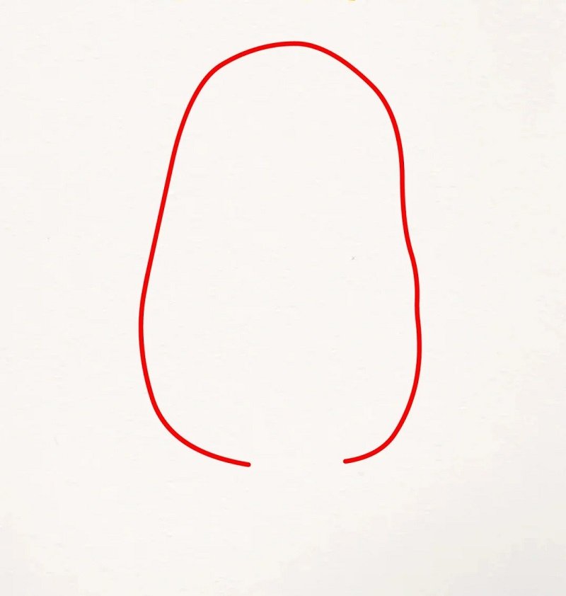 How to draw a polar bear easy 1