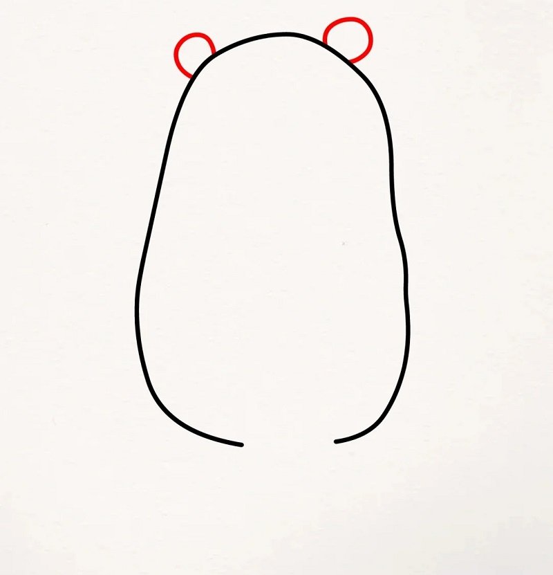 How to draw a polar bear easy 2