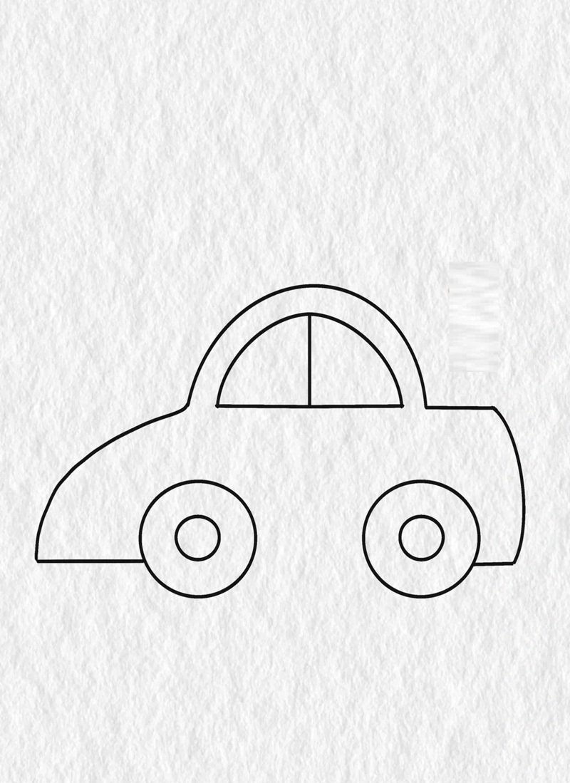 How to draw a police car easy 4