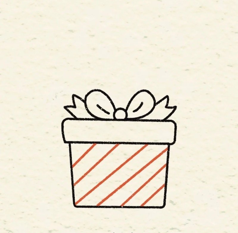 How to draw a present eay 5