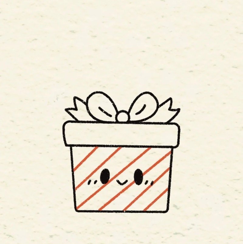 How to draw a present eay 6