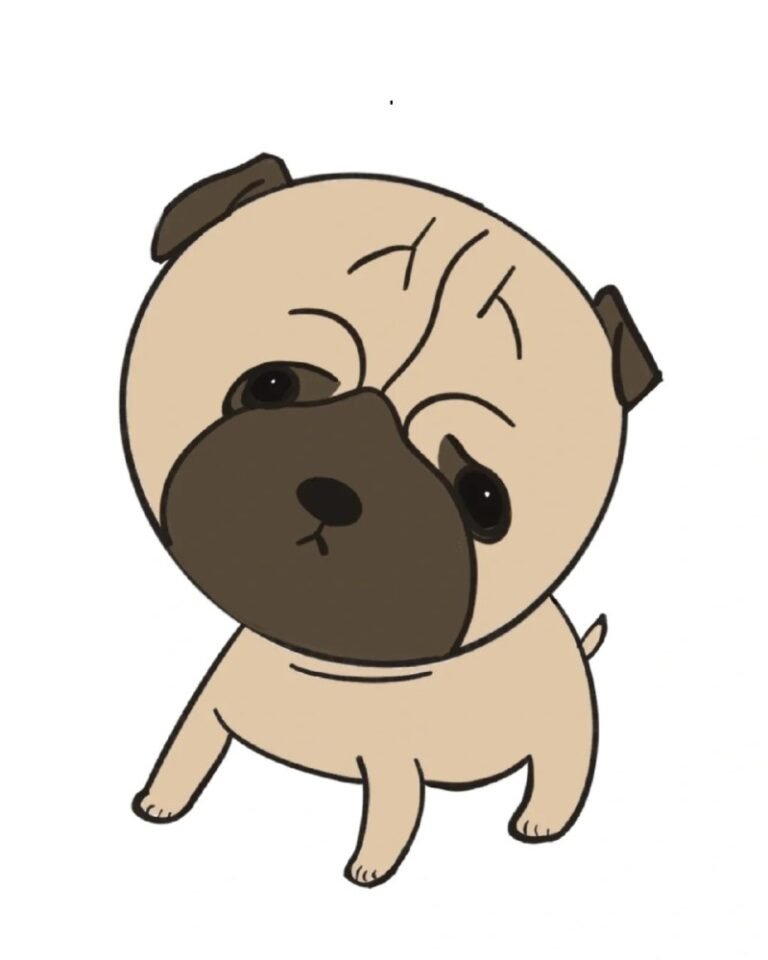 How To Draw A Pug In 6 Simple And Cute Steps