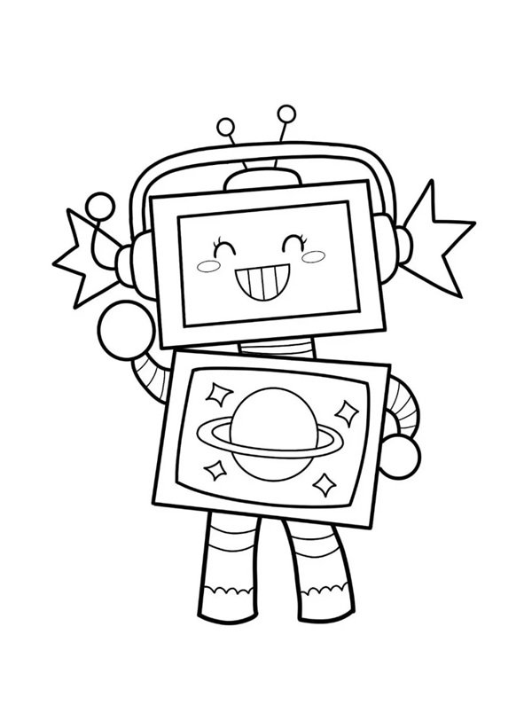 How to draw a robot for kids 5