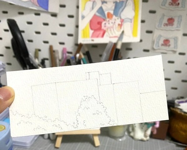 How to draw a school 3