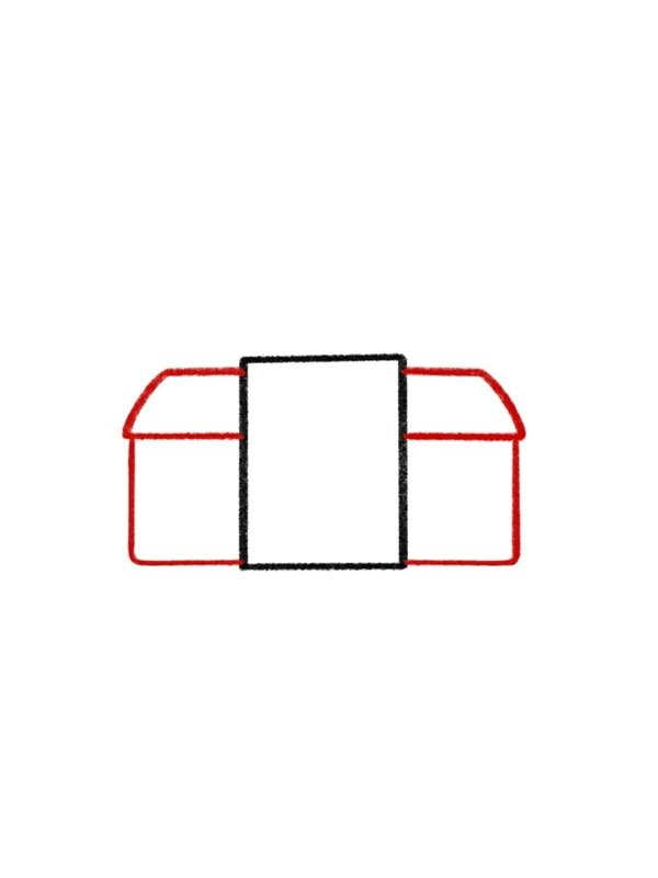 How to draw a school easy 2