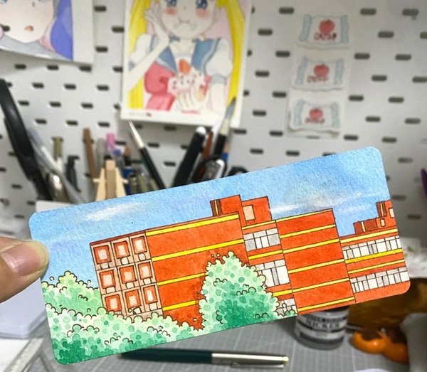 How to draw a school