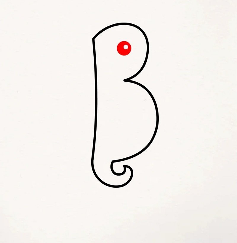How to draw a Seahorse cute 3