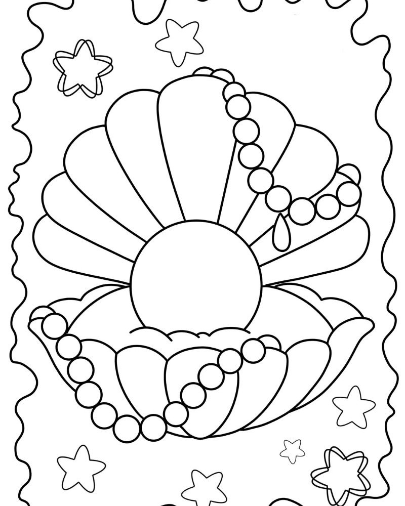 How to draw a seashell step by step 2