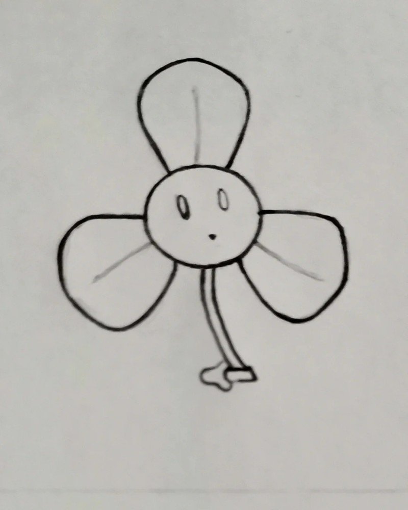 How to draw a shamrock cute 3