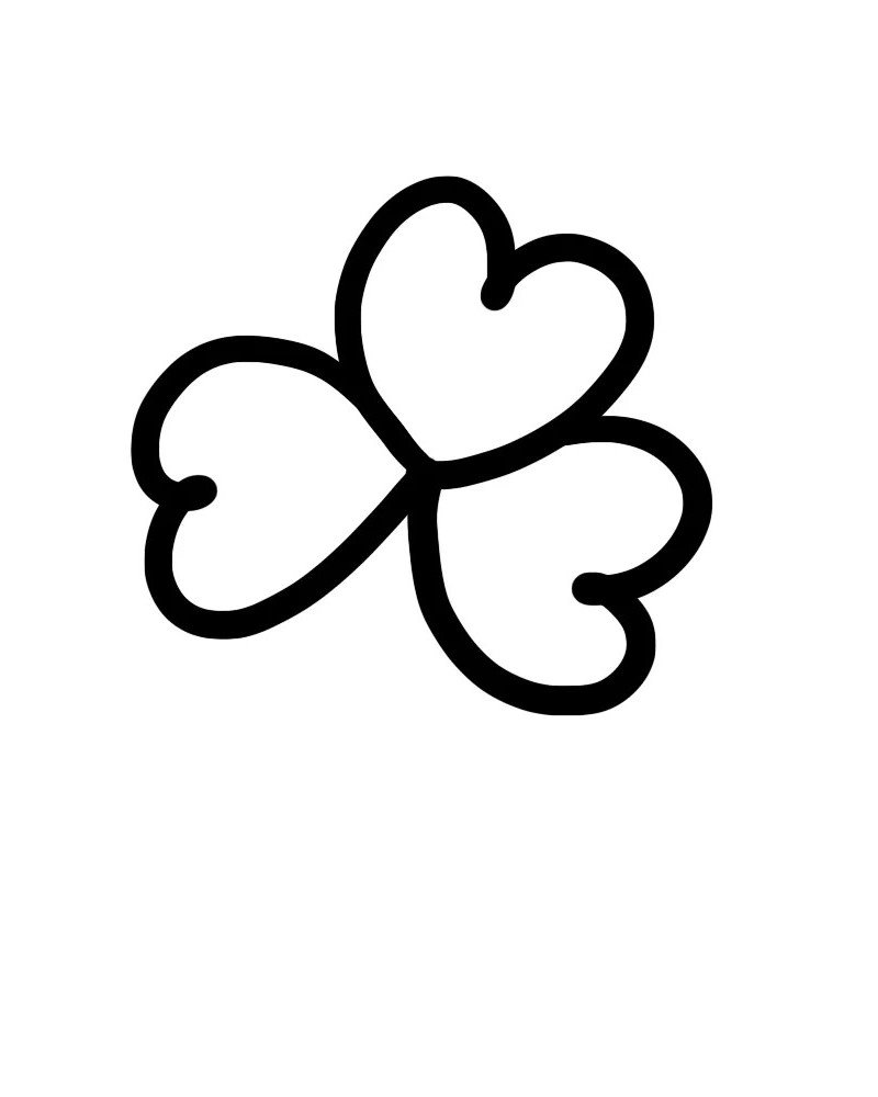 How to draw a shamrock for kids 5