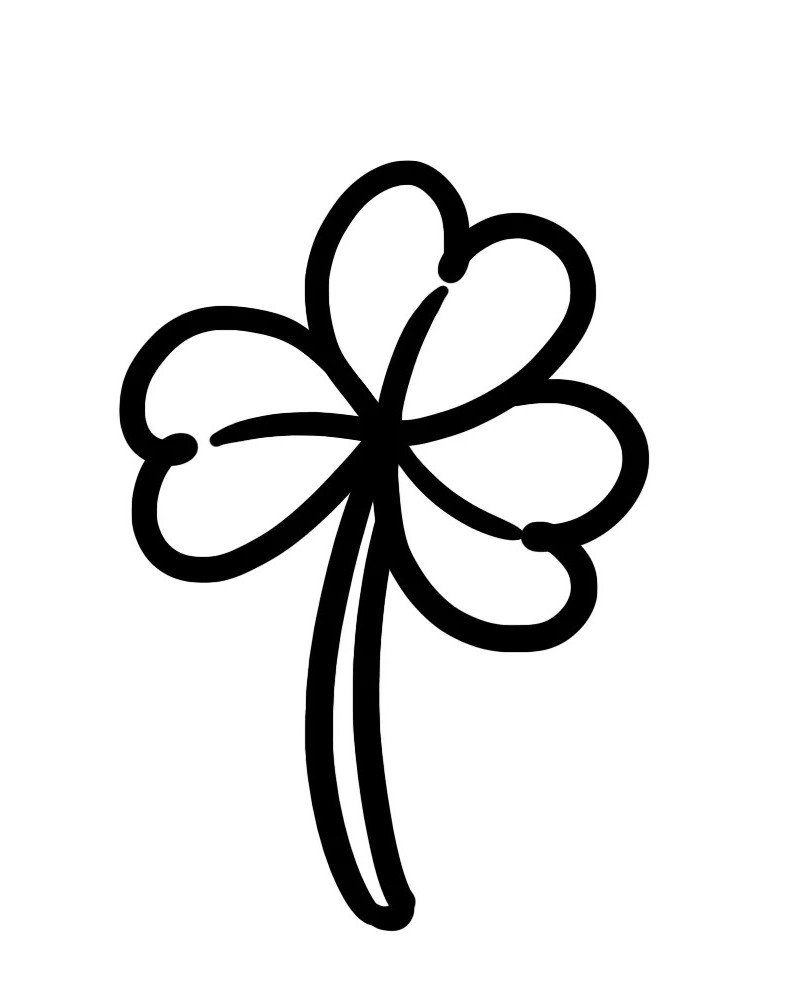 How to draw a shamrock for kids 7