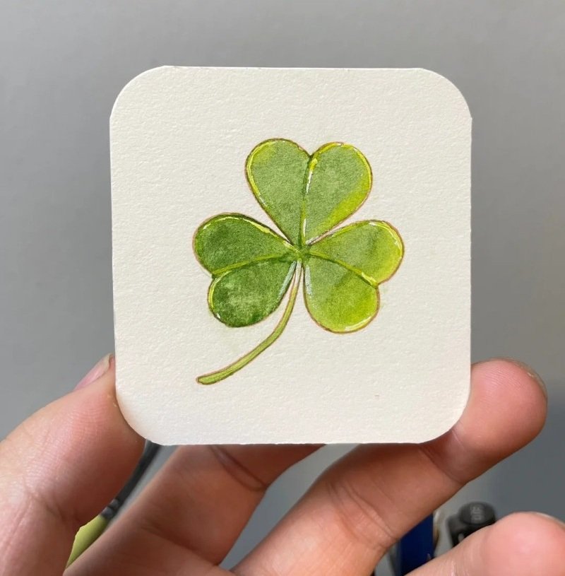 how to draw a shamrock