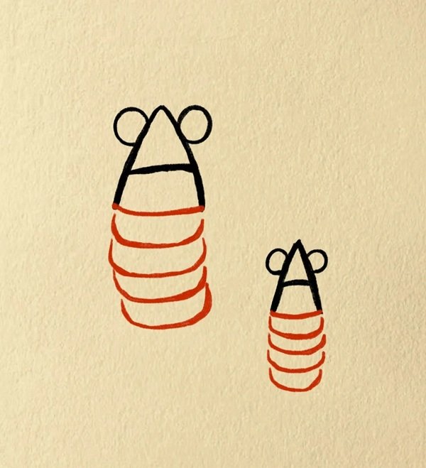 How to draw a shrimp 3