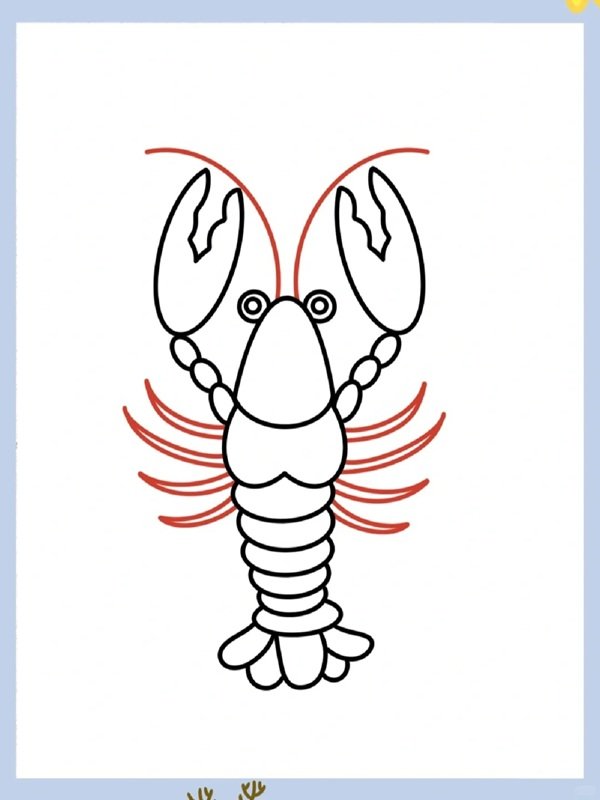 How to draw a shrimp beautiful 10