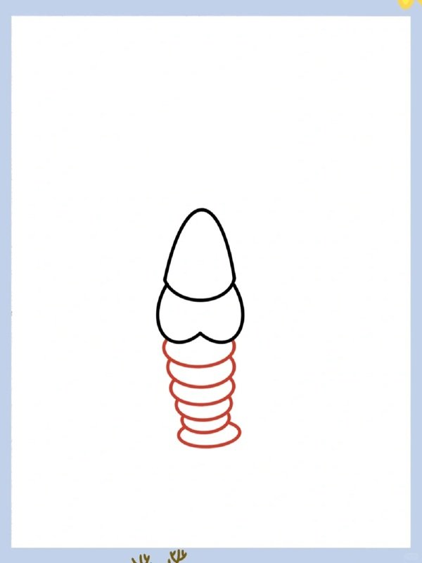How to draw a shrimp beautiful 3